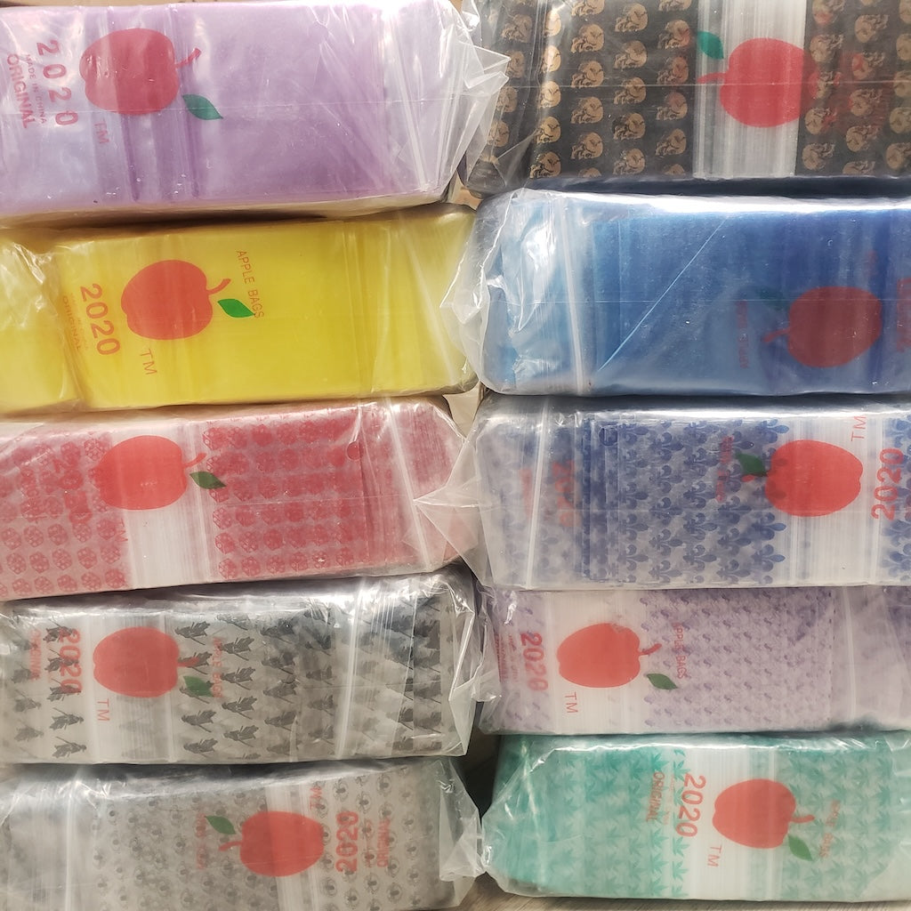 2020 Apple zip baggie - Shell Shock