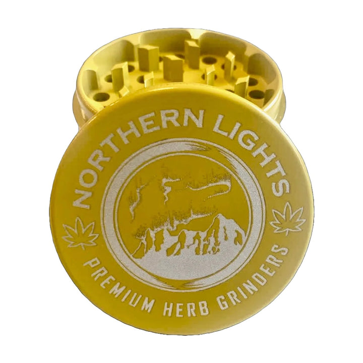 northern lights nano ceramic grinder - yellow - shell shock