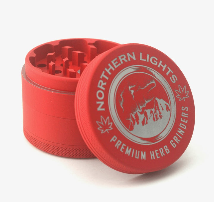 northern lights grinder matte red - shell shock