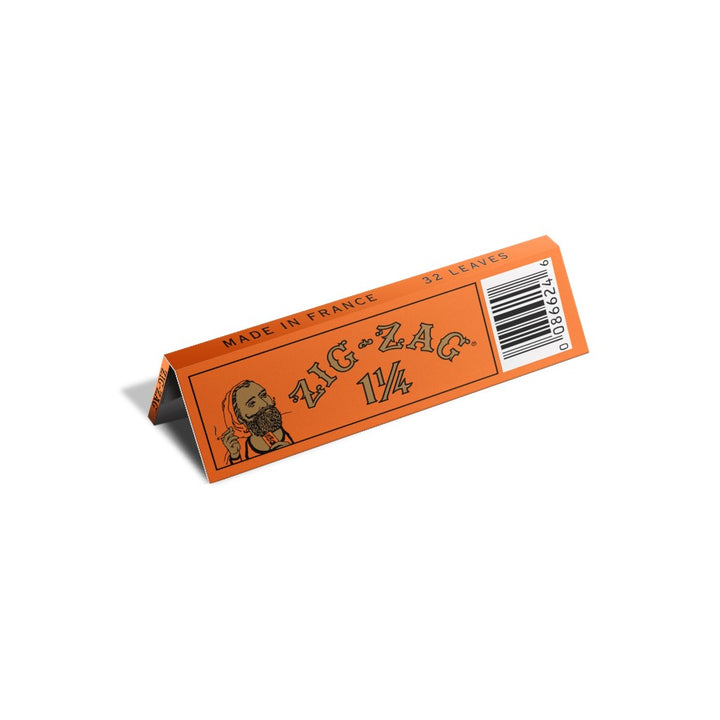 orange zig zag french import rolling papers 125 - shell shock