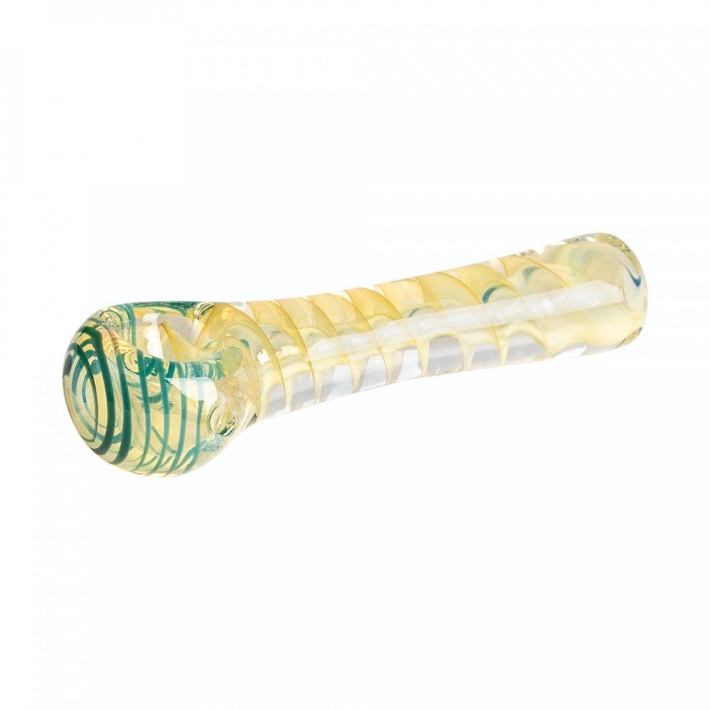 Red Eye Corkscrew Pipe - Shell Shock