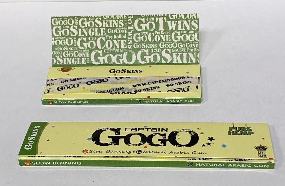 captain gogo pure hemp rolling papers - Shell Shock