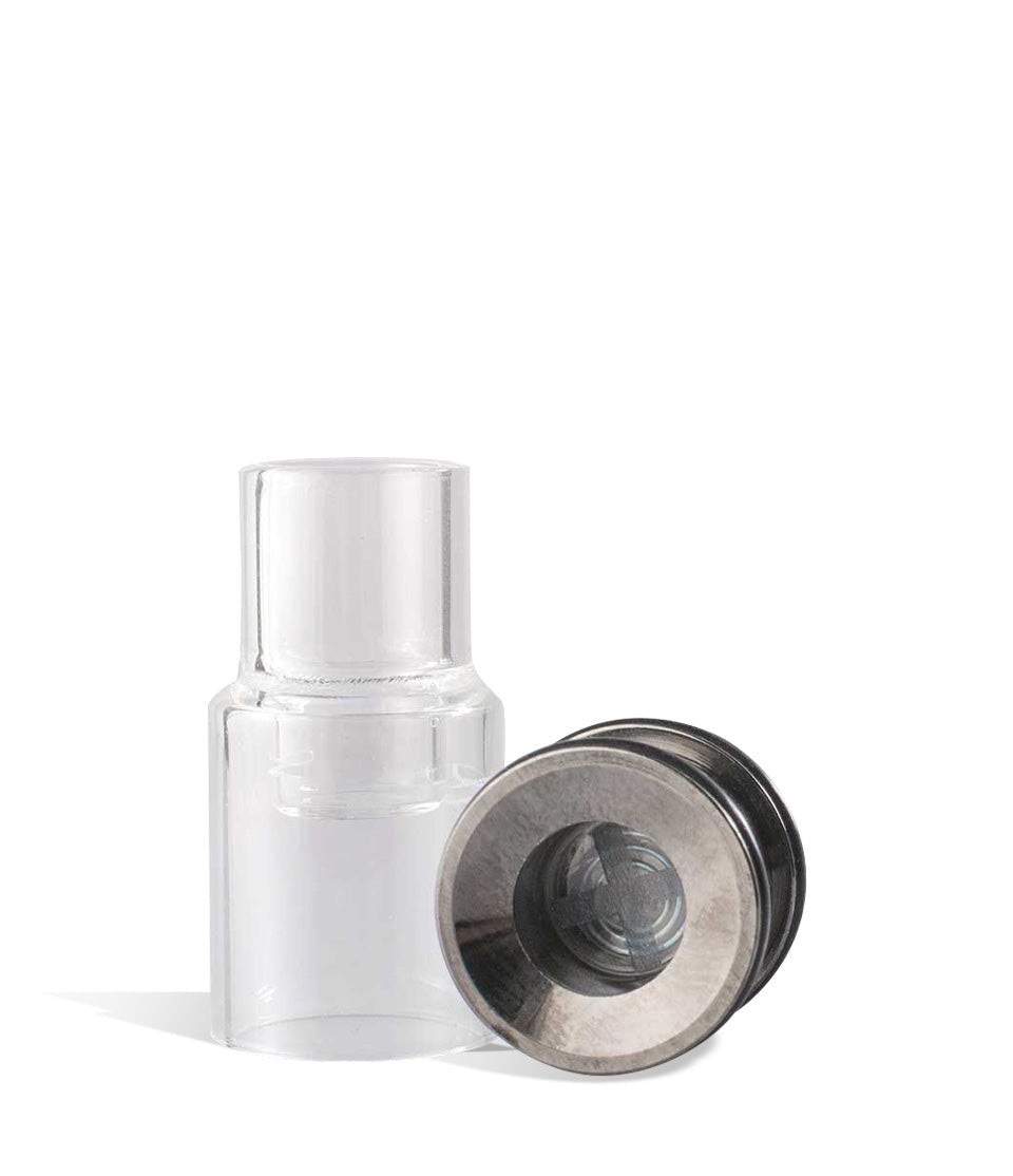 low temp ceramic coil with a textured surface on a white background