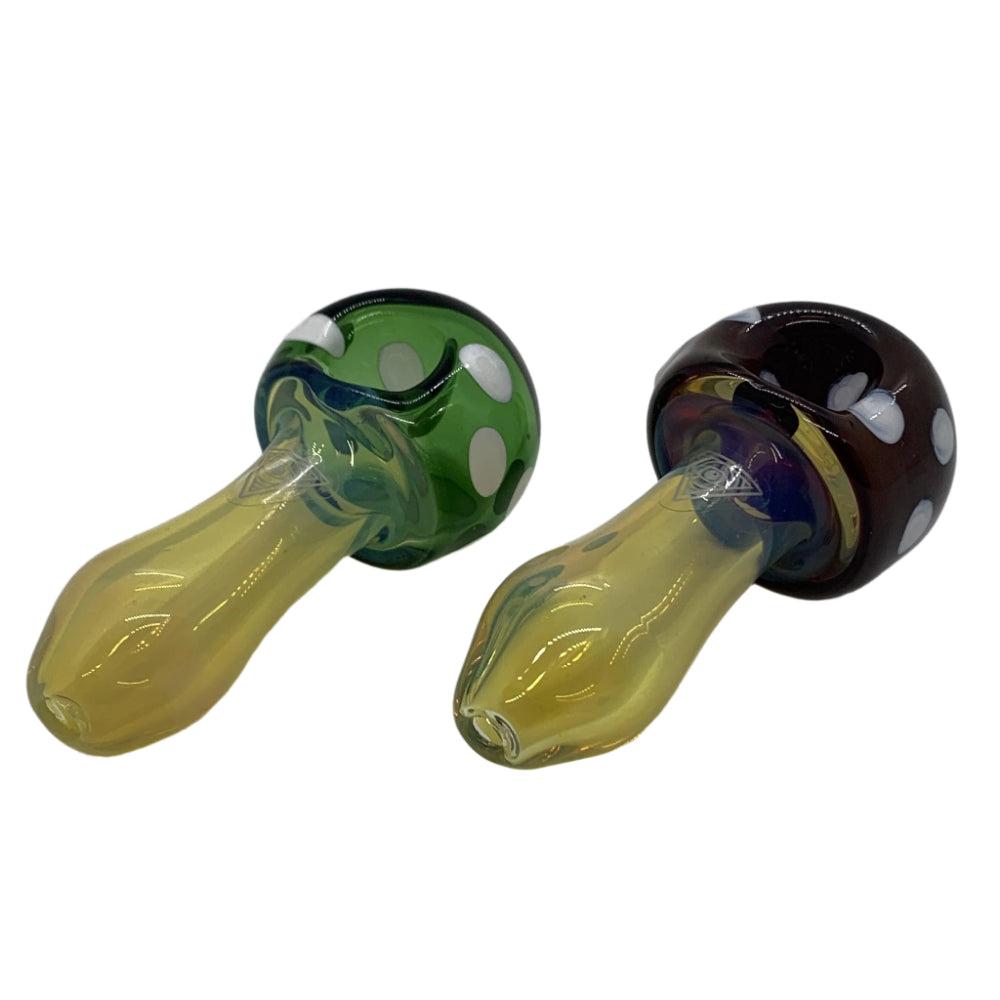 glass mushroom pipe - shell shock