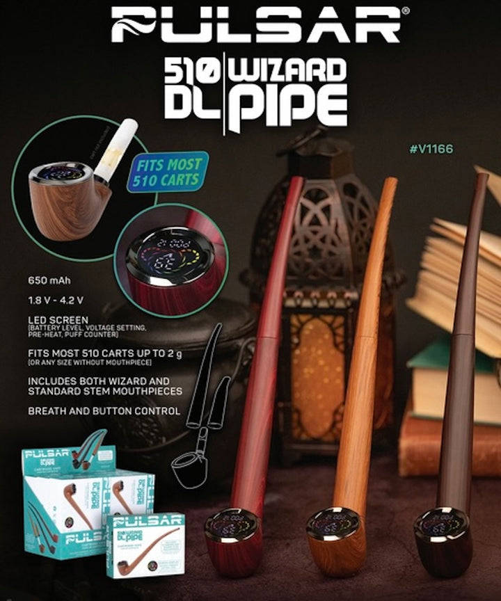 Pulsar Wizard pipe 3 styles - Shell Shock
