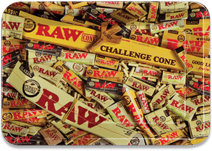 Raw Raw Mix Rolling Tray - Shell Shock