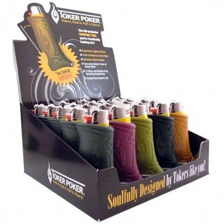 Toker Poker Lighter Cover - Shell Shock