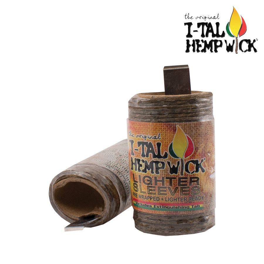 I-tal hemp-wick sleeve - shell shock