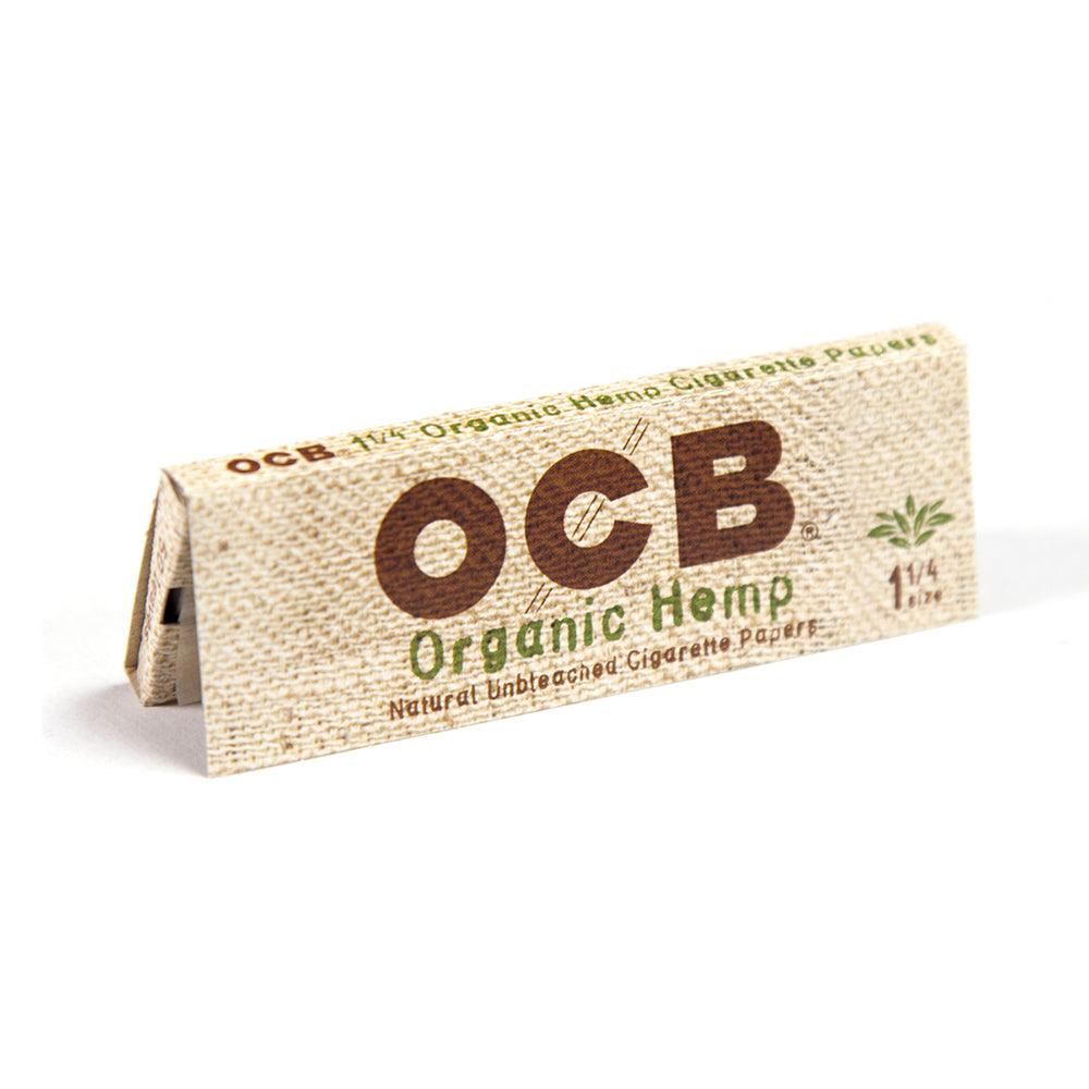 ocb 125 organic hemp rolling papers - shell shock