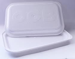 OCB Plastic Rolling Tray Lid Large - Shell Shock