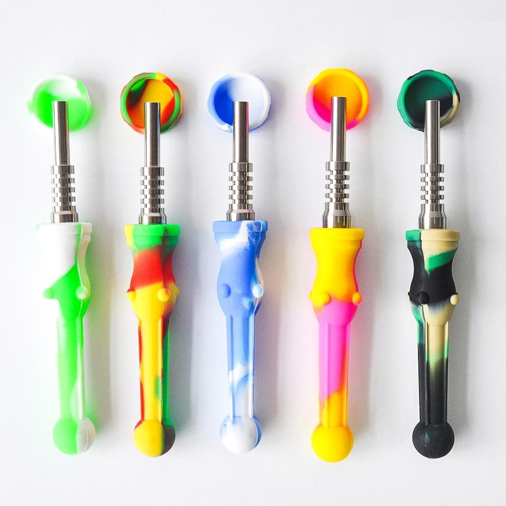 SS Silicone Nectar Collector - Shell Shock