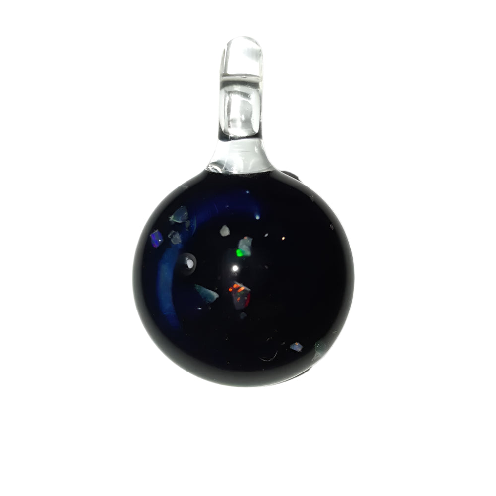 boxcar glass pendant - shell shock