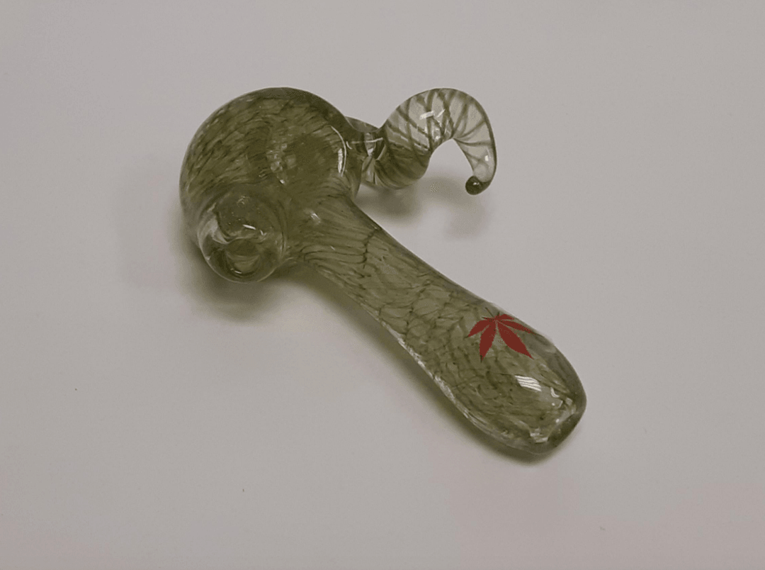 Shine glass large coilpot pipe - shell shock