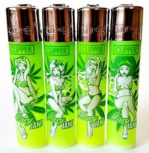 mary jane pin up clipper lighters - shell shock