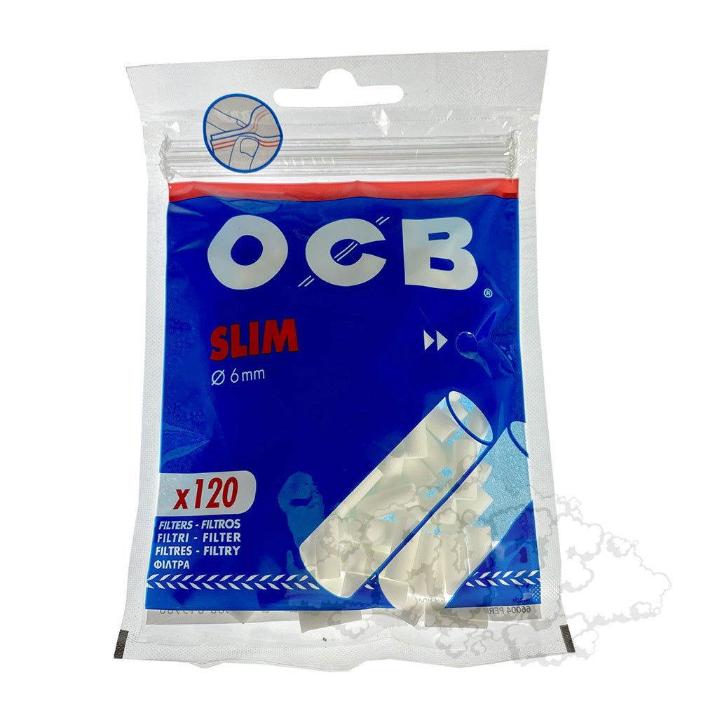 OCb prerolled filters slim 6mm - shell shock