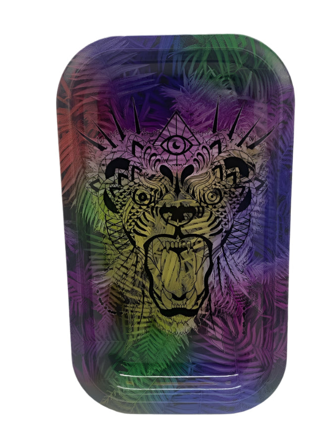 Zig Zag psychedelic rolling tray - Shell Shock