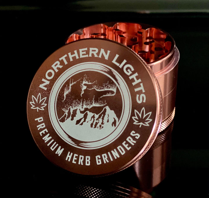 Northern Lights Rose Gold Grinder - Shell Shock