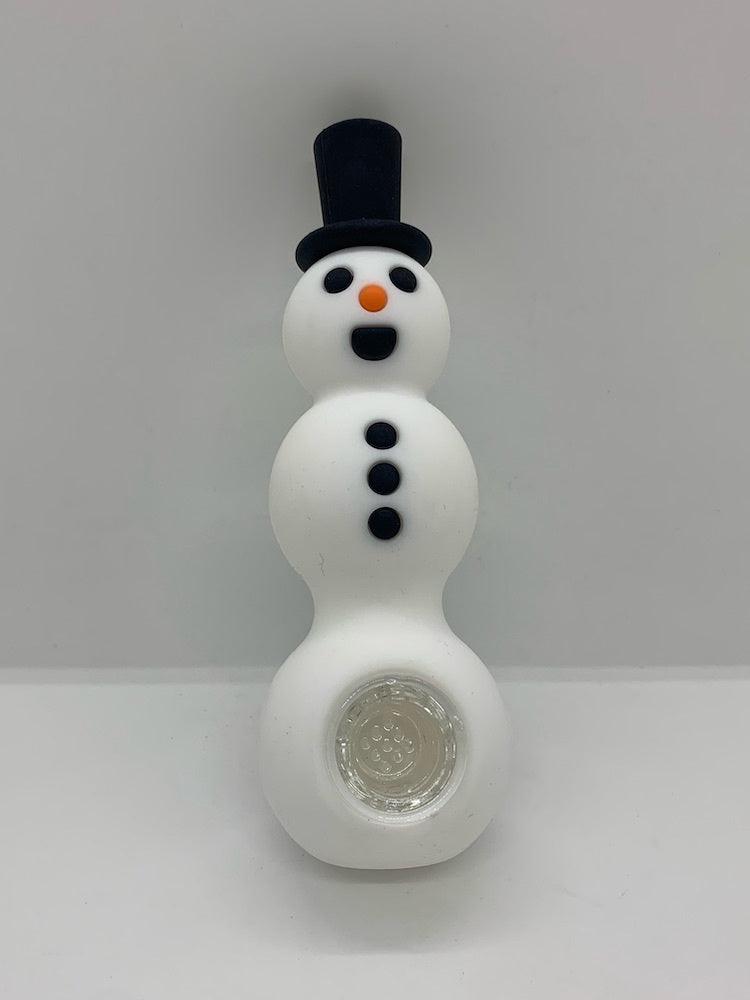 Silicone Pipe Snowman Glass Bowl - Shell Shock