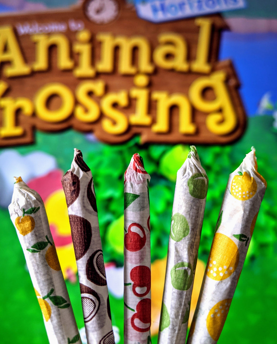 Smoking joints while playing Animal crossing