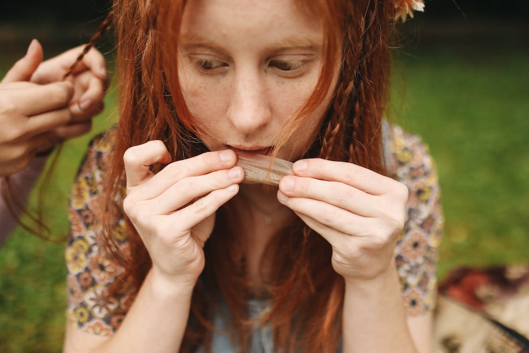 woman rolling joint - Shell Shock