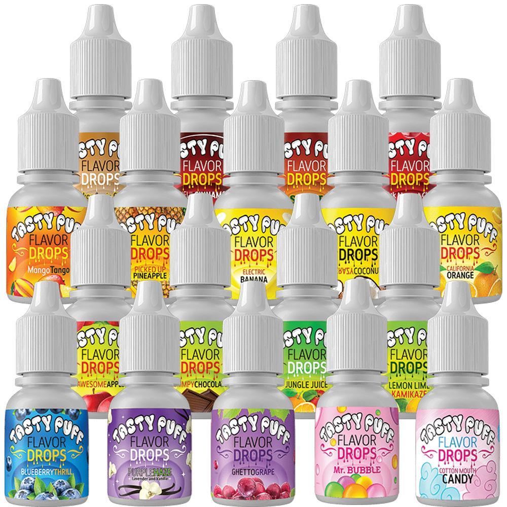Fruit flavours for tasty puff