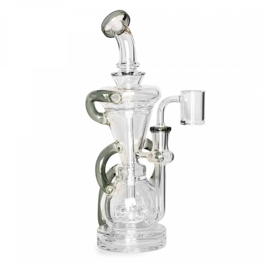 crystal guide recycler dab rig - shell shock