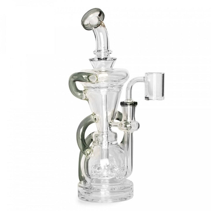 crystal guide recycler dab rig - shell shock