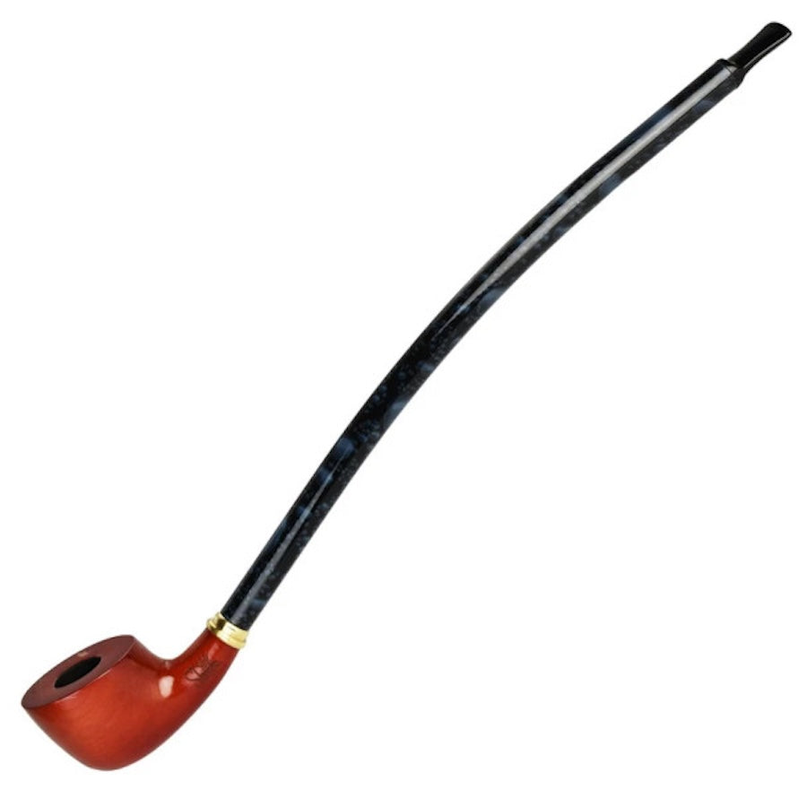 shire pipe curved pear cherry wood pipe - shell shock