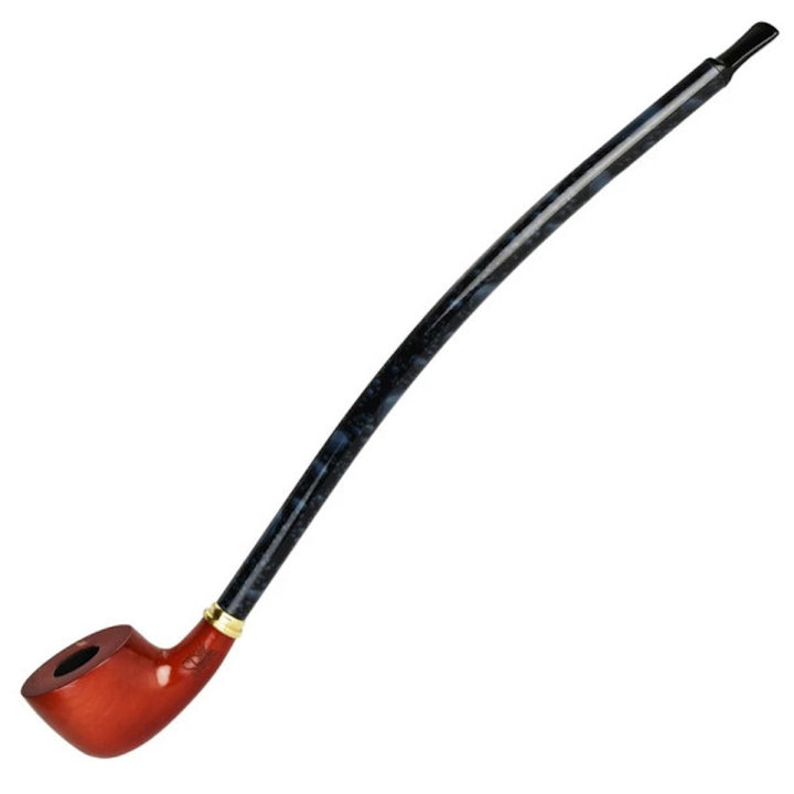 shire pipe curved pear cherry wood pipe - shell shock