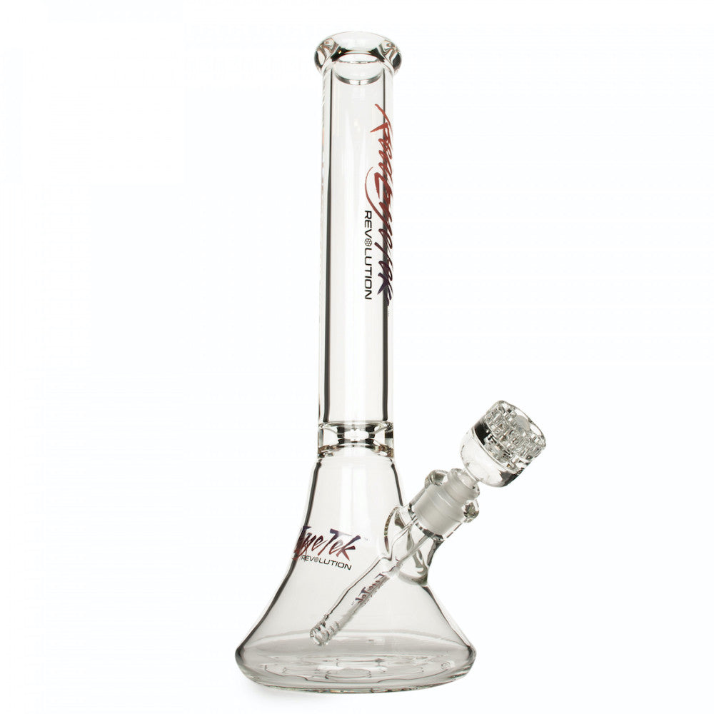 17 inch  7mm thick revolution bell base bong - Shell Shock