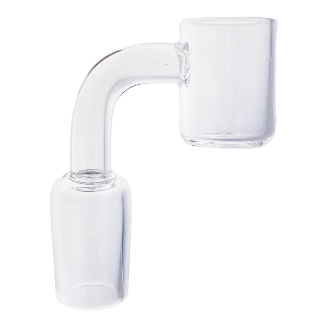 quartz banger 90 degree on white backround