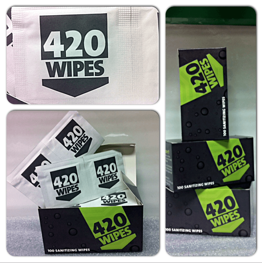 420 Wipes 100 Box