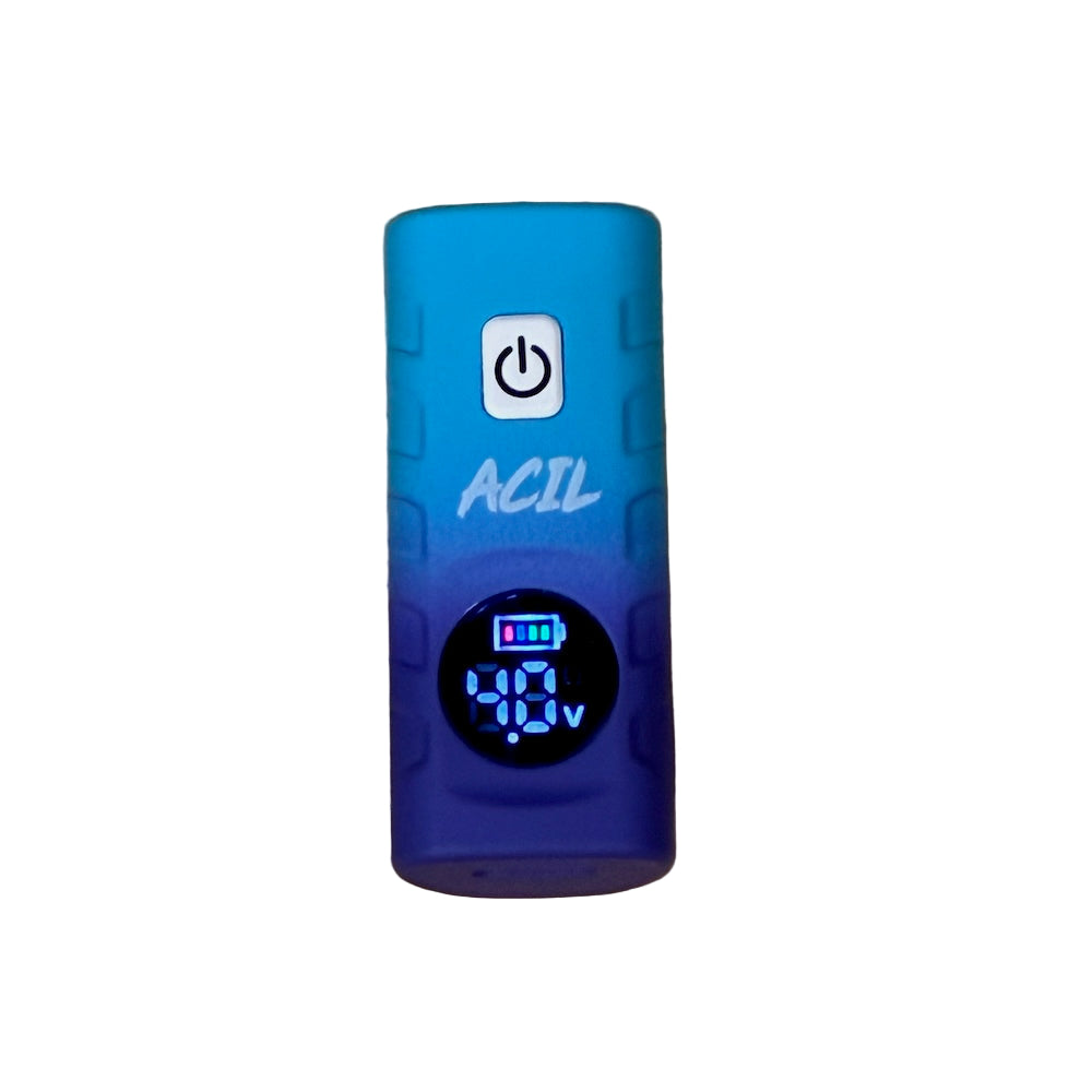 acil mini 510 battery variable voltage on a white backround