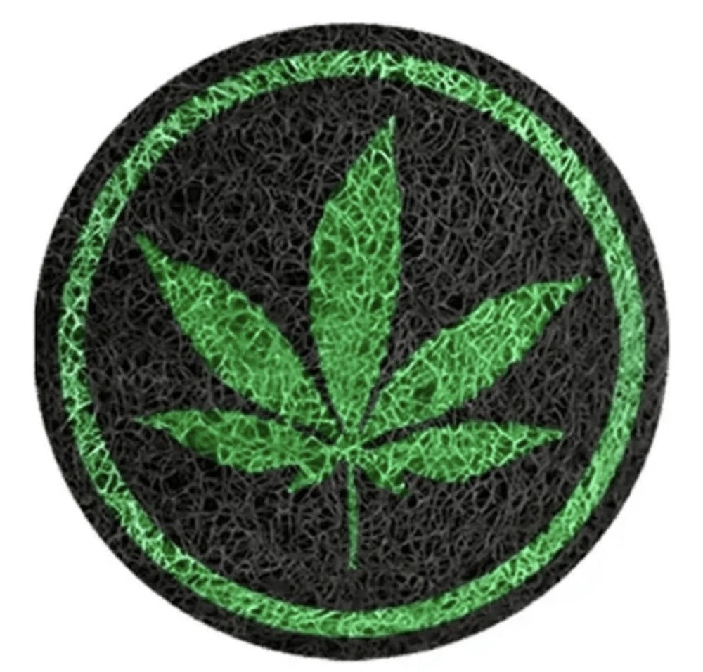 Hemp leaf bong scrubby - shell shock
