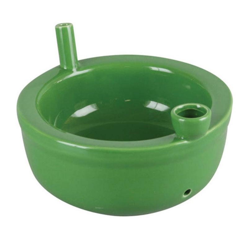 Ceramic cereal bowl pipe - Shell Shock