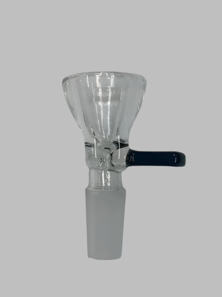 Glass bowl cup 14mm - shell shock