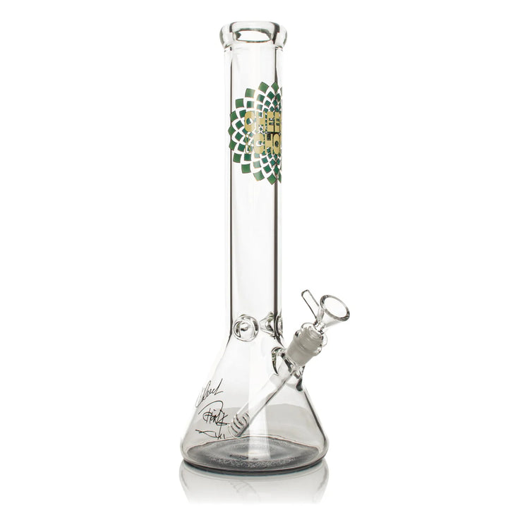 Cheech & Chong 15" 7mm thick Fibonacci beaker - Shell Shock
