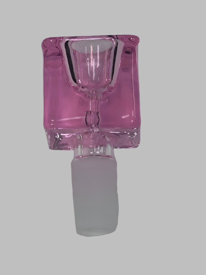 Glass square bowl 14mm - Shell Shock
