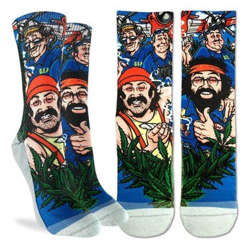 good luck socks cheech and chong dea - shell shock