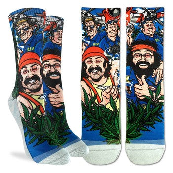good luck socks cheech and chong dea - shell shock