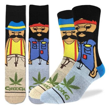 good luck socks cheech and chong - shell shock