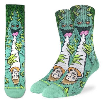 good luck socks weed smoking a human - shell shock