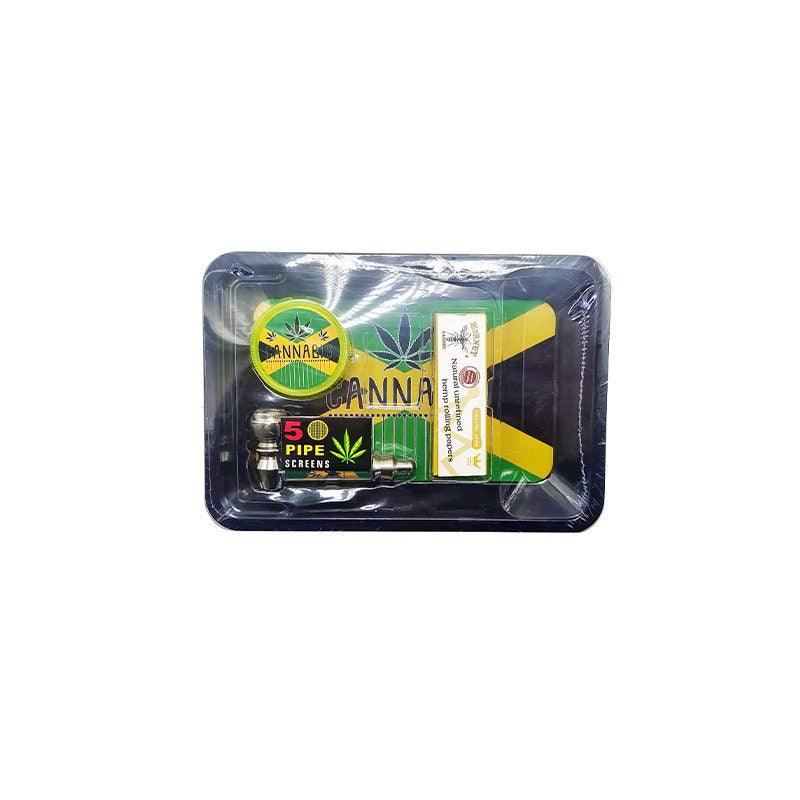Jamaican Flag Tray Set = Shell Shock