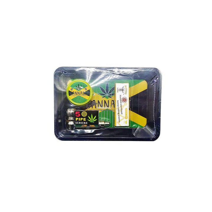 Jamaican Flag Tray Set = Shell Shock