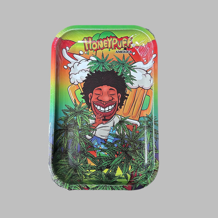 Jamaican rolling tray medium - Shell Shock