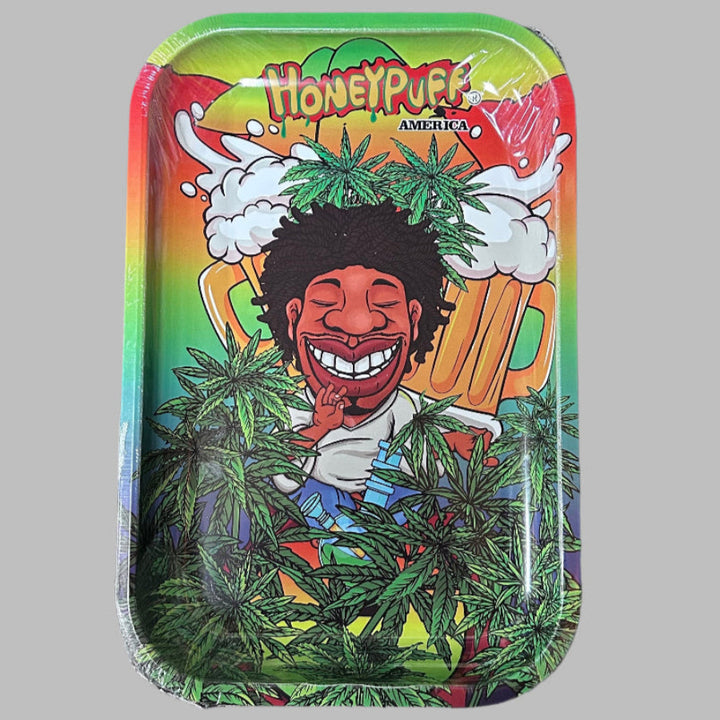 Jamaican rolling tray medium - Shell Shock