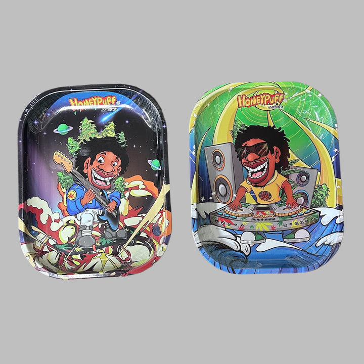 Jamaican rolling tray small - Shell Shock