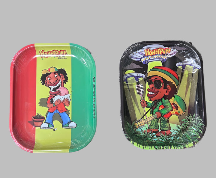 Jamaican rolling tray - Shell shock