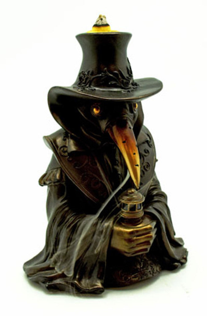 backflow incense burner plague doctor - shell shock