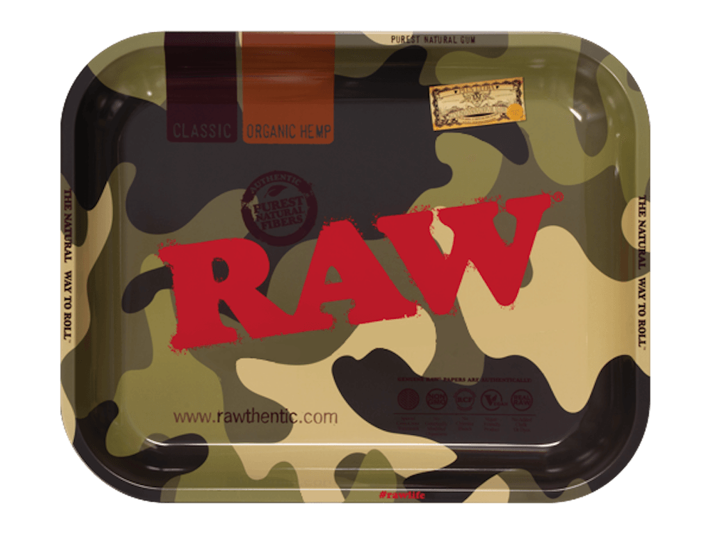 raw camo mini tray - shell shock